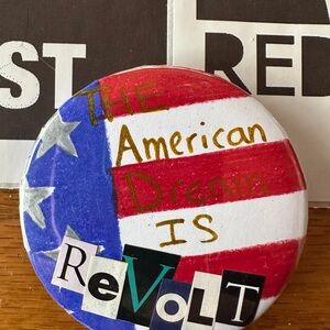 American Dream Revolt Button